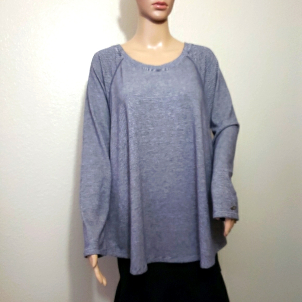 •TOMMY HILFIGER SPORT• Long Sleeve Jersey Knit Top